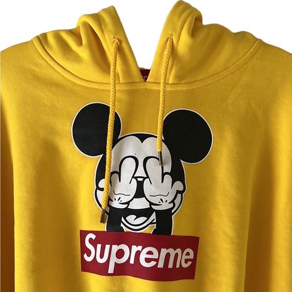 💛Pre-loved Supreme Box Logo Hooded Sweatshirt 💛 - Picture 2 of 9